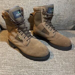 Redhead Leather Mid-Calf Boot GORE-TEX Men's Lace-Up waterproof Boots Size 11